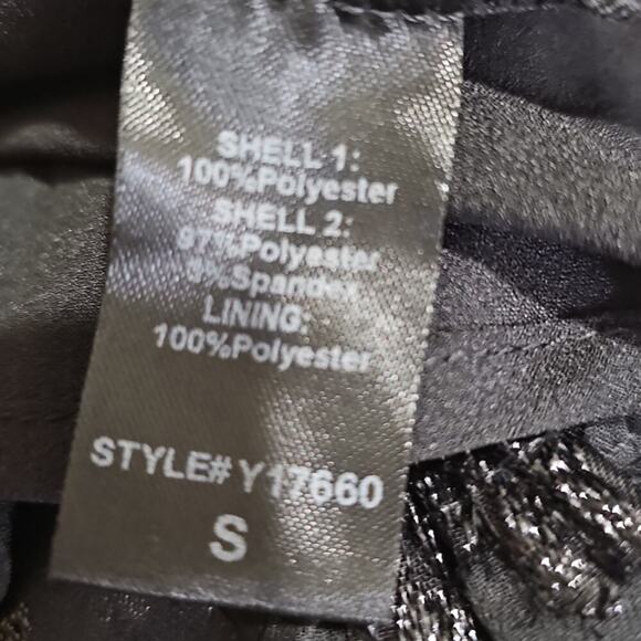 Do + Be Mock Neck Woven Blouse Black Size S - Picture 7 of 8